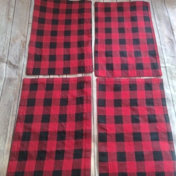 Buffalo Plaid Placemats 4pc. - Picture 1 of 4